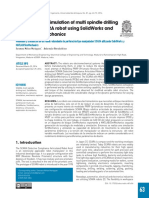 Modelling and Simulation of Multi Spindle Drilling Redundant Scara Robot Using Solidworks and Matlab/Simmechanics