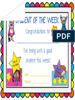 Star of The Week Poster