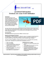 State Aircraft Unit: Operational Information Erickson Air-Crane S-64F Helitanker