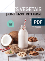 Leites vegetais caseiros