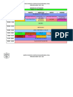 Horario de Clases Inicial 2d Elsi 1