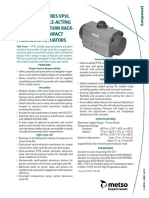 Valv-Powr® Series VPVL Model D Double-Acting and Spring-Return Rack-And-Pinion Compact Pneumatic Actuators