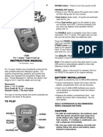 Instruction Manual: Battery Installation