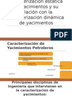Caracterización de Yacimientos Petroleros