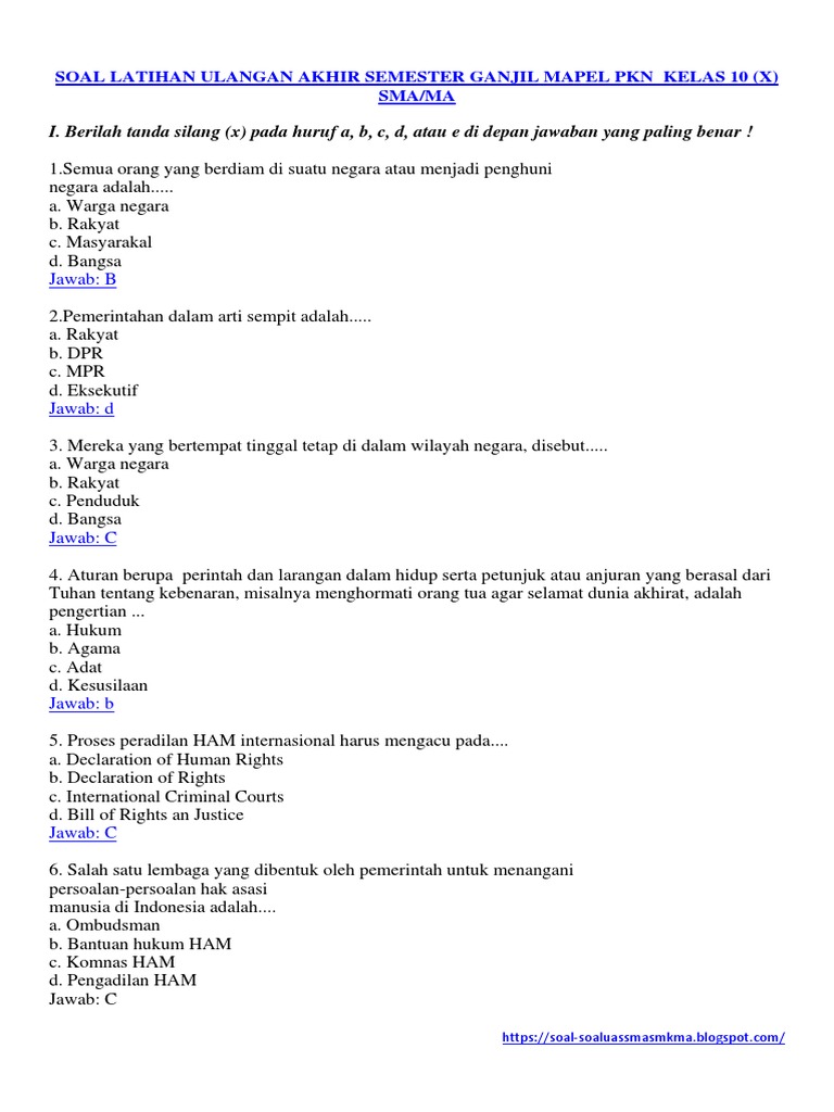 Semua Orang Yang Menjadi Penghuni Suatu Negara Disebut Coba Sebutkan