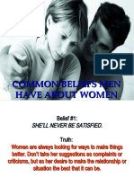 Beliefs Men Have About Women