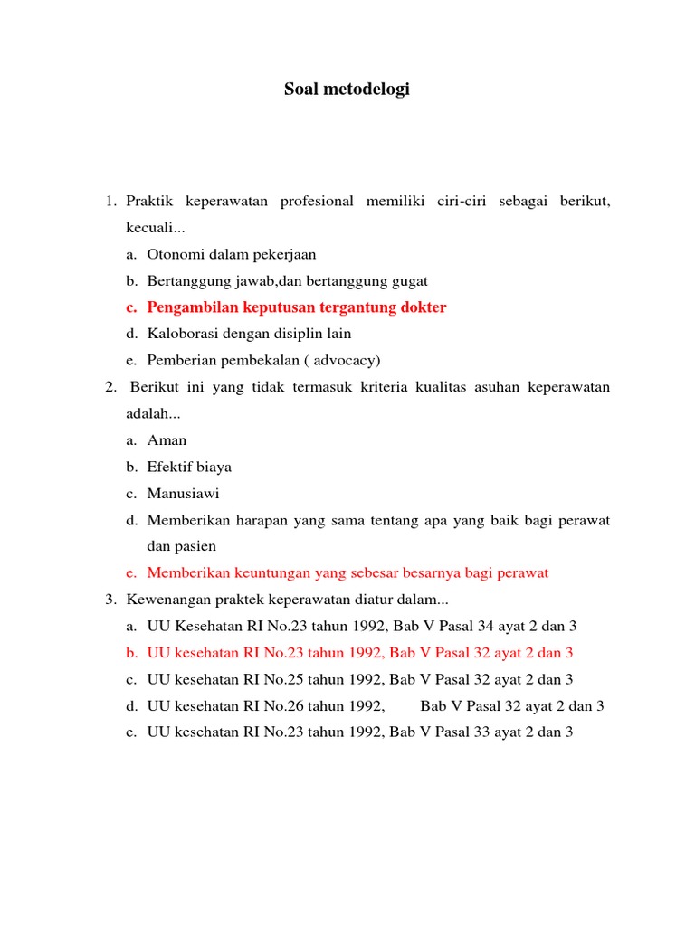 Soal Komunikasi Terapeutik Jejak Pelajar