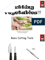 Cutting Vegetables!!!: University Insititute of Hotel Management