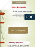 Proceso Abreviado - Dr. Juan Rosario