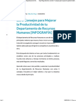 Los 5 Consejos Para Mejorar La Productividad de Tu Departamento de Recursos Humanos [INFOGRAFÍA]