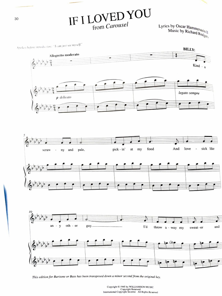If i loved you carousel download free pdf rhythm and meter
