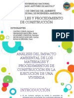 ANÁLISIS DEL IMPACTO AMBIENTAL DE LOS MATERIALES Y PROCEDIMIENTOS DE CONSTRUCCIÓN EN LA EJECUCIÓN DE UNA VIVIENDA.pptx