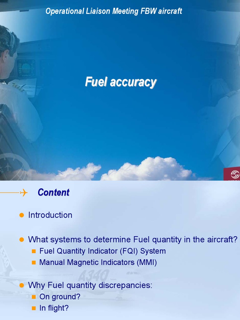 A320 Fuel Quantity Discrepancies Analysis | PDF | Density | Accuracy ...