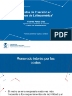 Costos de Inversion en Metros Latinoamericanos PDF