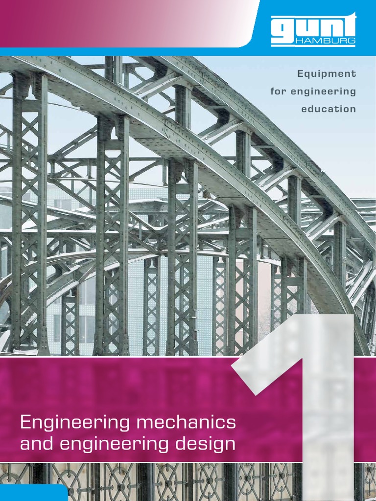 Gunt Engineering Mechanics and Engineering Design | PDF | Force | Machines