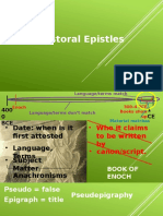 Pestoral Epistles