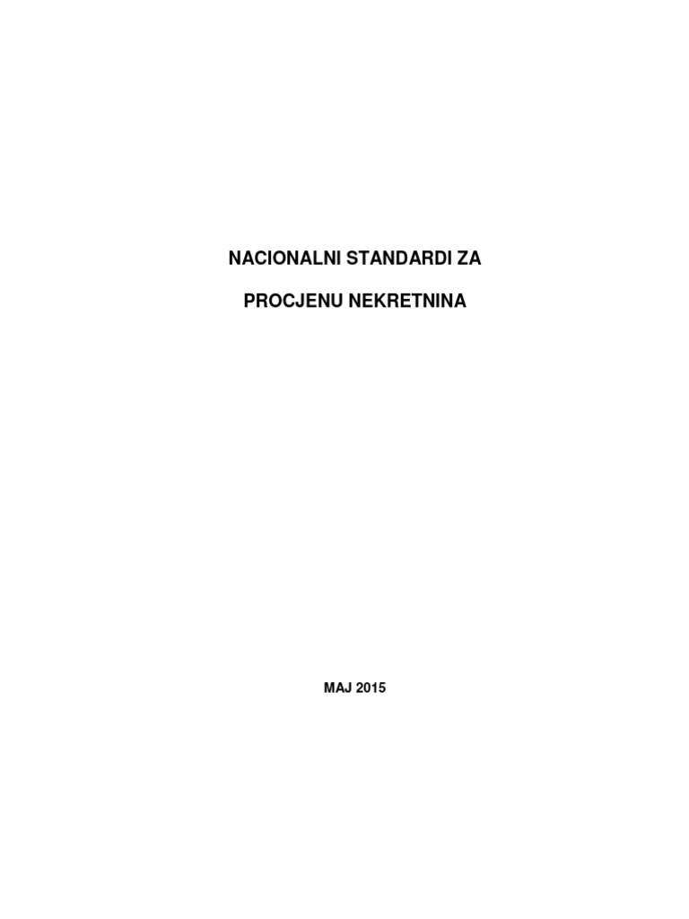 Standardi Procjene | PDF