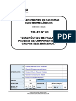 T-09 Diagnóstico de Fallas y Pruebas de Componentes de Grupos Electrógenos.