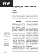 DOs and DONts of Control