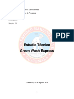Estudio Técnico Green Wash Express