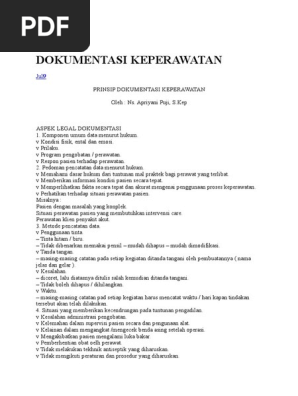 Prinsip Dokumentasi