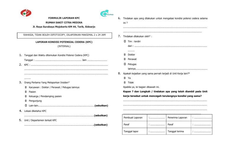 Form KPRS (KPC) | PDF