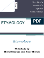 Etymology Root Words