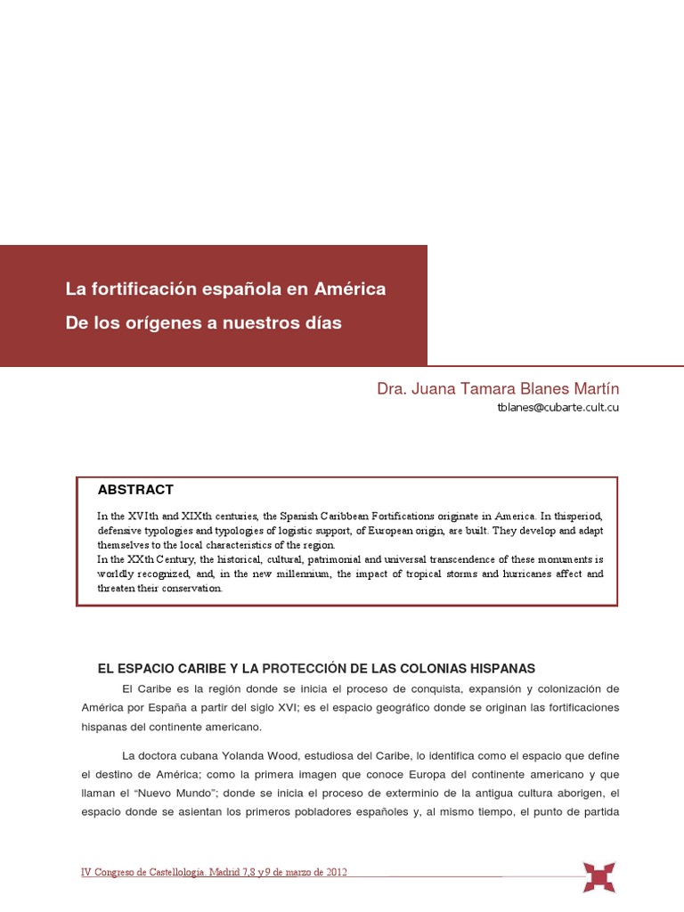 Fortificaciones españolas en el Caribe | PDF | Cuba | Imperio español