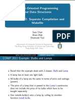Object-Oriented Programming and Data Structures COMP2012: Separate Compilation and Makefile