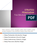 11W-Strategi Pemasaran Pada Siklus Kehidupan Produk