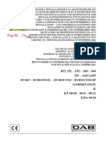 Electropompe DAB Uz Sanitar PDF