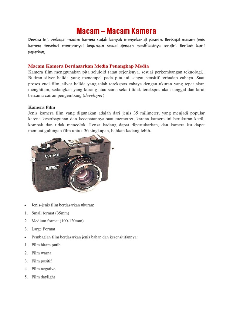 Artikel Fotografi Artikel Fotografi