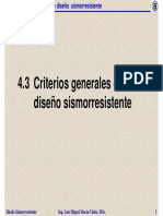 4.3 Criterios Generales de Diseno Sismorresistente