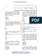 Simulado/atividade 28 Matemática para 4º e 5° Ano