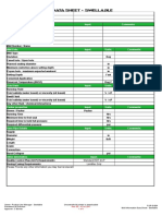 Well Information Data Sheet - Swellable: Application Overview Input: Comments