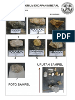 Laboratorium Endapan Mineral: Nama: Agathon Azis Parenza NIM: 111.160.100 Acc Asisten Plug: 5