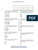 Simulado/atividade 52 Matemática para 4º e 5° Ano