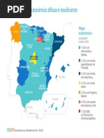 REDER, mapa autonómico (octubre 2018)