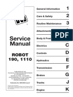 JCB 1110 Robot Service Repair Manual SN 888000 Onwards PDF