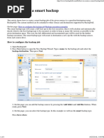 How to Create a Smart Backup