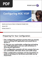 Configuring NOE VoIP