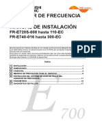 FR E700 Manual de Instalación