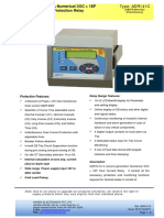 ASHIDA 3OC+1EF Numerical Feeder Relay