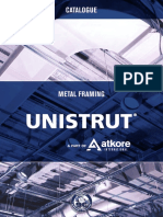 Unistrut Metal Framing Catalogue