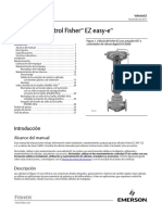 Manual de Instrucciones Vula de Control Fisher Ez Easy e Fisher Ez Easy e Control Valve Spanish Universal Es 125072