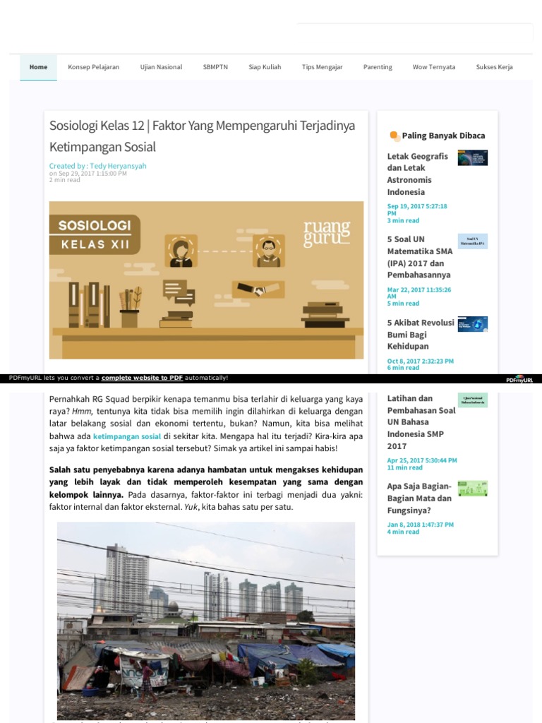 Blog Ruangguru Com Apa Saja Faktor Yang Mempengaruhi Terjadinya