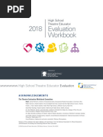 EdTA Theatre Educator Evaluation Workbook