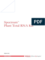 SPECTRUM RNA Isolation Protocol