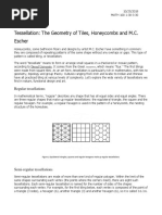 Tessellation: The Geometry of Tiles, Honeycombs and M.C. Escher