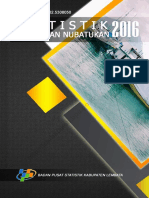 Statistik Daerah Kecamatan Nubatukan 2016